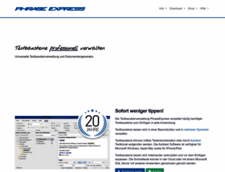textbausteine-freeware.de screenshot