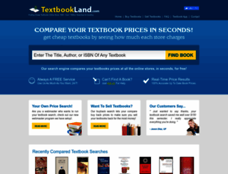 textbookland.com screenshot