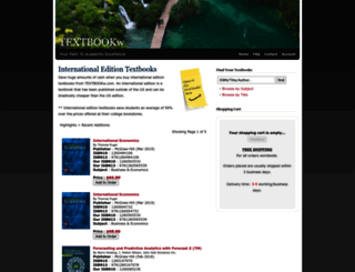 textbookw.com screenshot