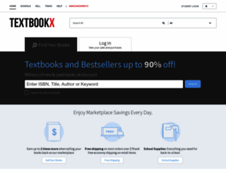 textbookx.com screenshot