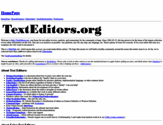 texteditors.org screenshot