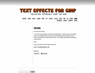texteffectsforgimp.wordpress.com screenshot