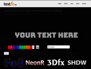 textfx.co screenshot