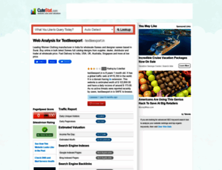 textileexport.in.cutestat.com screenshot