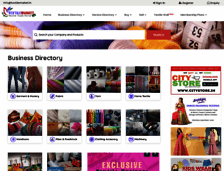 textilemarket.in screenshot