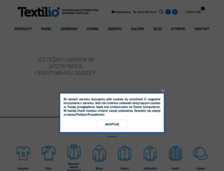 textilio.pl screenshot