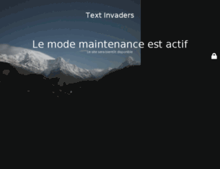 textinvaders.com screenshot