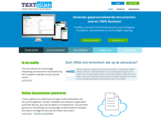 textplan.nl screenshot
