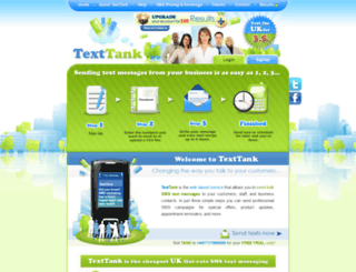texttank.co.uk screenshot