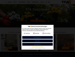 tfa-dostmann.de screenshot