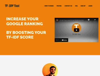 tfidftool.com screenshot