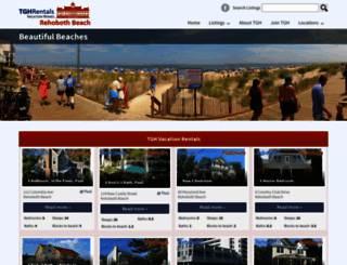 tghrentals.com screenshot
