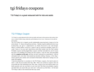 tgifridays-coupons.blogspot.com screenshot