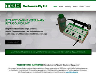 tgselectronics.com.au screenshot