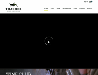thacherwinery.com screenshot