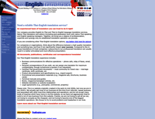 thai-english-translation.com screenshot