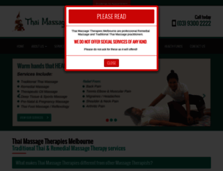 thai-massage.com.au screenshot
