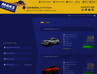 thai-rent-car.com screenshot