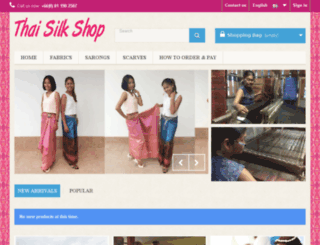 thai-silk-shop.com screenshot