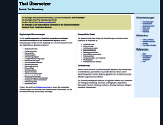 thai-uebersetzer.net screenshot