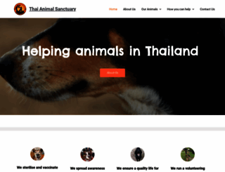thaianimalsanctuary.com screenshot