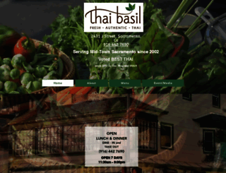 thaibasilrestaurant.com screenshot