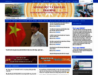 thaibinh.edu.vn screenshot