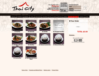 thaicityrestaurant.com.au screenshot