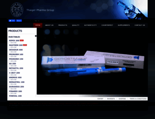 thaiger-pharma.com screenshot
