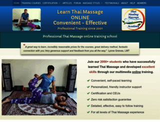 thaihealingmassage.com screenshot
