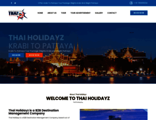 thaiholidayz.com screenshot