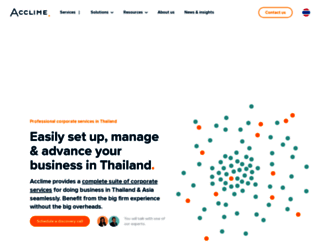 thailand.acclime.com screenshot