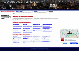 thailandbizlist.com screenshot
