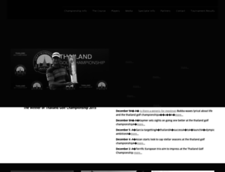 thailandgolfchampionship.com screenshot