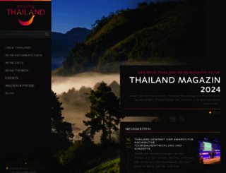 thailandtourismus.de screenshot