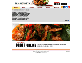 thaimonkeyclubco.com screenshot