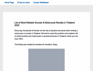 thaimotorent.com screenshot