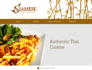 thairestaurant.ca screenshot