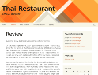 thairestaurant.ml screenshot