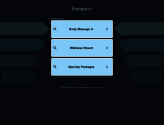thaispa.in screenshot