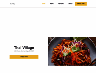 thaivillagesandiego.com screenshot