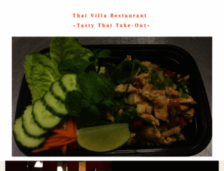 thaivillarestaurant.com screenshot