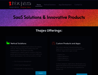 thajes.com screenshot