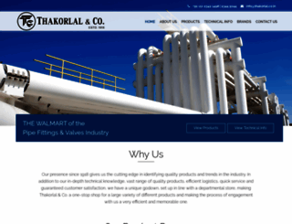 thakorlal.co.in screenshot