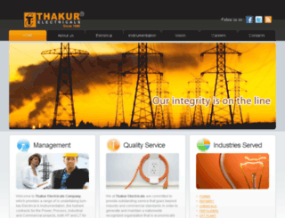 thakurelectricals.com screenshot