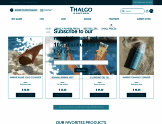 thalgo-usa.com screenshot