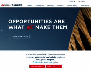 thalhimer.com screenshot