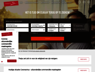 thalys.nl screenshot