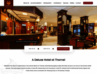 thamelhotel.com screenshot