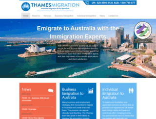 thamesmigration.com screenshot
